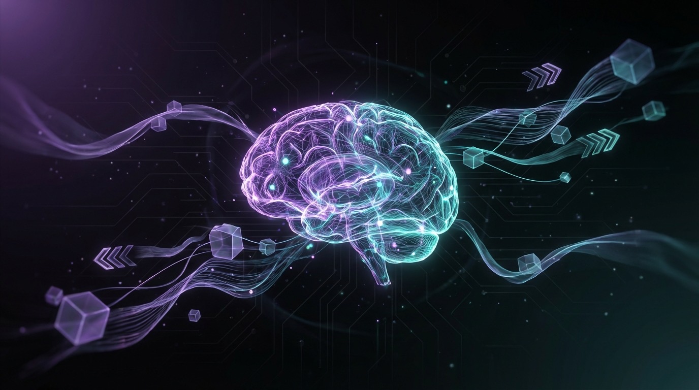 Advanced AI technology visualization