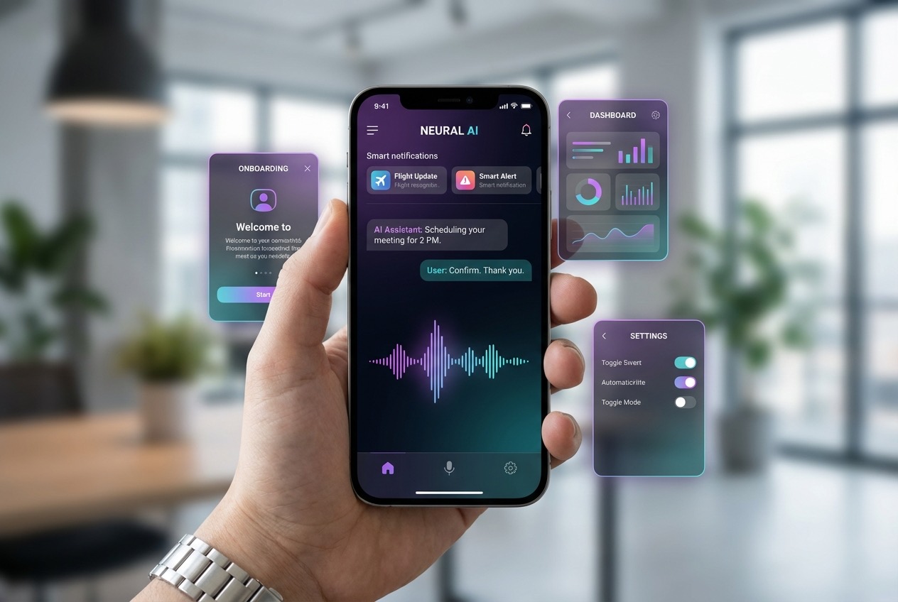 Cross-platform mobile application built with Flutter